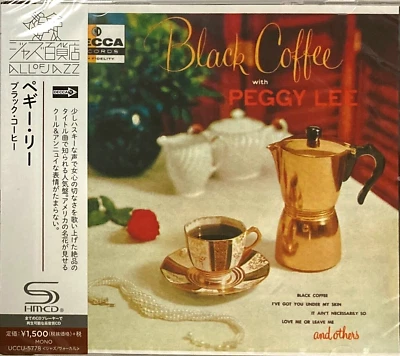 Peggy Lee SEALED BRAND NEW Jazz Vocal CD(SHM-CD) "Black Coffee" Japan OBI - Image 1 of 2