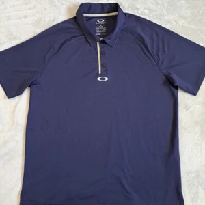 Oakley Golf Polo Shirt Men’s XL Purple Hydrolix Short Sleeve Summer Performance - Picture 1 of 8