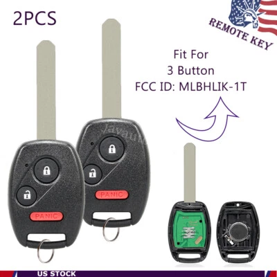 Mando a distancia 2 de repuesto para Honda CR-V 2007 2008 2009 2010 2011 2012 2013 llavero Foto 1 de 4