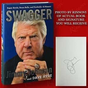 Swagger SIGNED Jimmy Johnson (2022,HC1st/1st) BRAND NEW - Picture 1 of 4