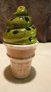 Ava Thaw Ceramics Ice Cream Cup Sculpture One of A kind - Picture 1 of 5