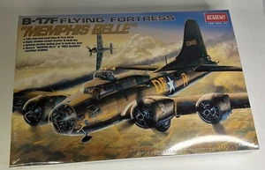 NIB Academy 1:72 B-17F Flying Fortress “Memphis Belle” #2188 Plastic Model Kit - Picture 1 of 5