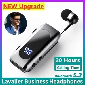K55 Lavalier Business Bluetooth 5.2 Słuchawki Czas rozmowy / muzyki 20 godzin Cyfra led - Zdjęcie 1 z 26