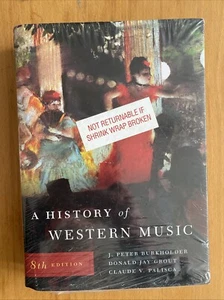 A History of Western Music by J. Peter Burkholder, Claude V. Palisca, Donald Jay - Imagen 1 de 4