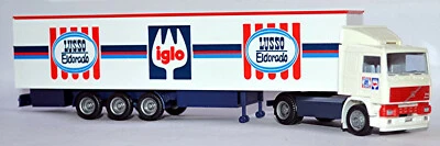 Volvo F12 Valigia Autoarticolato - Iglo - Lusso Eldorado 1:87 Albedo 200236 - Immagine 1 di 4