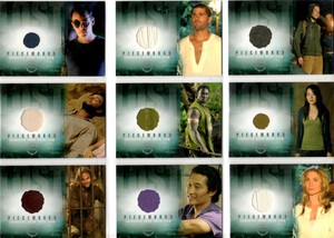 INKWORKS -LOST SEASON 3 PIECEWORKS COSTUME CARDS 2007 SET PW-1 TO PW-11 DUEL CRD