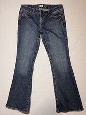 Aeropostale Jeans Women Sz 11/12 Reg (33x32) Hailey Skinny Flare Medium Wash
