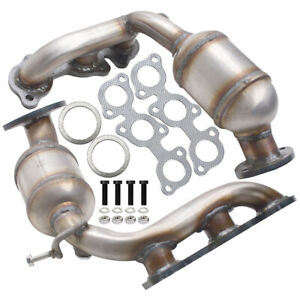 Manifold Catalytic Converter For 2004-2006 Toyota Sienna 3.3L Bank 1 Bank 2 FWD