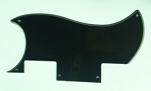 Guitar Parts Epiphone Special SG Guitar PickGuard Scratch Plate, 3Ply Black