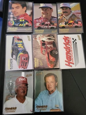 RARE 1995 HENDRICK ACTION PACKED COMPLETE 8 CARD SET JEFF GORDON TERRY LABONTE - Image 1 of 2