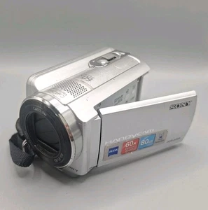 Sony DCR-SR58E HandyCam camcorder silver handheld, SPARES ONLY.  - Picture 1 of 14