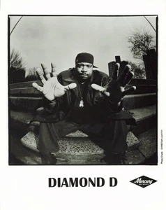 Diamond D rapper VINTAGE foto stampa originale 8x10 - Foto 1 di 1