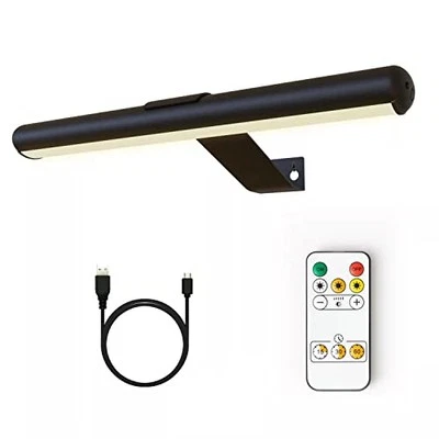 Picture Light with Remote,Battery Painting Light with 3 Lighting 13inch Black - Image 1 of 4