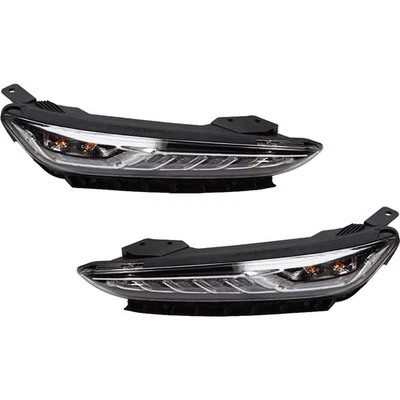 Juego de luces de conducción para Hyundai Kona 2018-2021 lado conductor y pasajero CAPA Foto 1 de 4