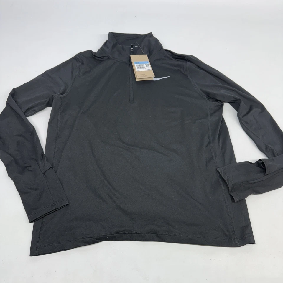 Nike Women's Dri-Fit Element Half-Zip Running Black CU3220-010