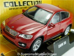 BMW X6 MODEL CAR X 6 RED 1:38 SCALE MARK ONE SERIES 1 WELLY T3 - Picture 1 of 5