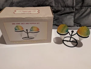 Salz & Pfefferstreuer - Sno Cone mit Ständer - selten - Crackerfass - Bild 1 von 5