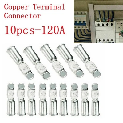 Cable Connector Cable Terminal Accessories Connector Fitings Replacement 10PCS - Image 1 of 4