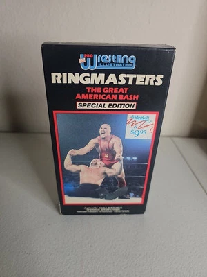 VHS Tape Ringmaster The Great American Bash Special 1986 Pro Wrestling Vintage - Image 1 of 4