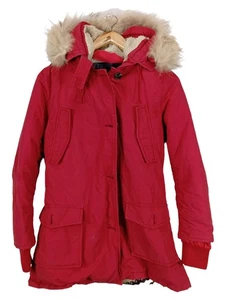 FREEDOMDAY parka donna rosso taglia XS cappuccio giacca invernale outdoor tempo libero caldo - Foto 1 di 5