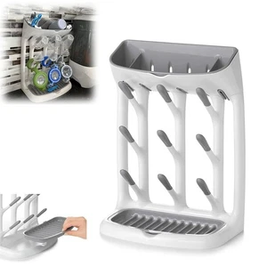 Space Saving Baby Bottle Drying Rack Countertop Organizer Kitchen - Picture 1 of 12