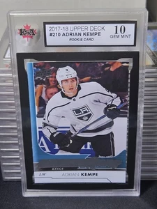 17-18 Upper Deck Adrian Kempe Young Guns Rookie 🚨🚨🚨 KSA 10 Pristine Gem Mint  - Picture 1 of 2