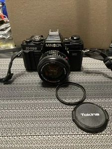 Minolta X-700 35mm Film SLR Camera Kit with 50mm Lens, Tested and Working - Picture 1 of 15