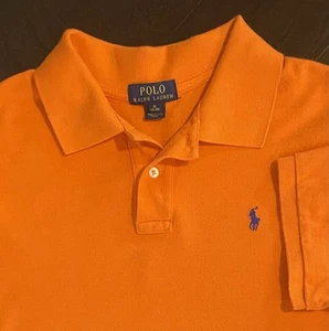 Polo Ralph Lauren Polo Shirt Youth Size XL (18-20) Orange Short Sleeve Golf - Picture 1 of 8