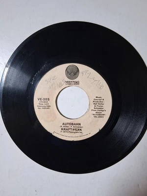 45 RPM Vinyl Record Kraftwerk Autobahn Vertigo VG - Image 1 of 4
