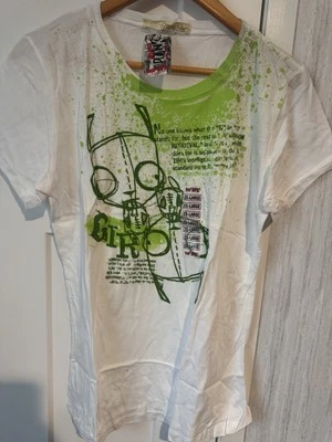 全新 带标签 罕见 复古 2006 Invader Zim 衬衫 Mighty Fine Hot Topic 尺寸 XXL — 第 1/3 张图片