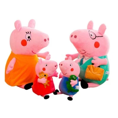 Peppa Pig Schweine Peppa Wutz Familie Hot Schweine Plüschtiere Plüsch Hot Peppa - Bild 1 von 4