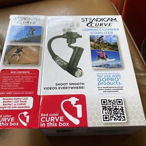 Bins Steadicam Curve Compact Camera Stabilizer Red NEW (RRP £89.99) - Picture 1 of 11