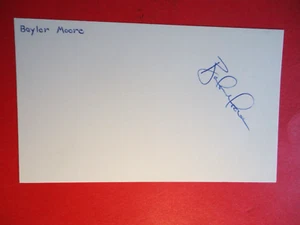Balor Moore - Autograph on 3" X 5" Index Card - Montreal Expos - Picture 1 of 1