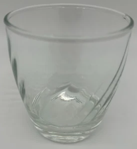 Whiskey Tumbler~Clear Spiral Swirl ~USED~Tumblers~Libbey - Picture 1 of 6