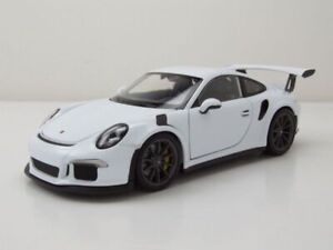 Porsche 911 (991) GT3 Rs 2016 Modèle de Voiture Blanc 1:24 Welly