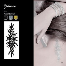 TATTOO TATUAGGIO ADESIVO REMOVIBILE TRIBALE TT11 BodyART JULIMEX TT11