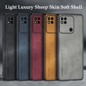 For Xiaomi Redmi 10A 10C 9A 9T A1 Leather Ultra Slim Shockproof Phone Case Cover - Picture 1 of 17