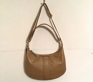 Tommy Hilfiger Signature Logo Purse Handbag Hobo Shoulder Bag Satchel Brown New - Picture 1 of 6