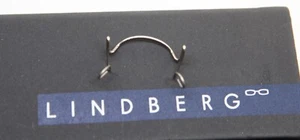 Authentic Lindberg Rimless Nose Bridge P10 Polished Silver 23mm Spirit Titanium - Picture 1 of 5