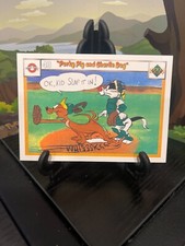 1990 Upper Deck Comic Ball Porky Pig and Charlie Dog #40