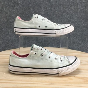 Converse Shoes Junior 3 Chuck Taylor All Star Sneakers Mint Green Canvas 656870F - Picture 1 of 16