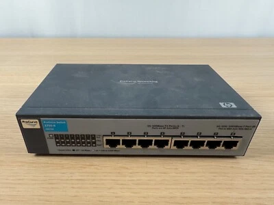 NEW HP ProCurve 1700-8 8 Port Fast Ethernet Switch (7x 100Mbps, 1x 1Gbps) J9079A - Image 1 of 4