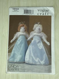 Vogue Craft Doll Pattern UNCUT V9144 Linda Carr 2015 14” Cloth Doll with Gown - Picture 1 of 3
