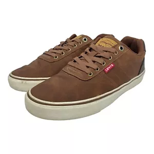 Levis Strauss Men's Size 8 Brown Casual Comfort Sneakers - Picture 1 of 7