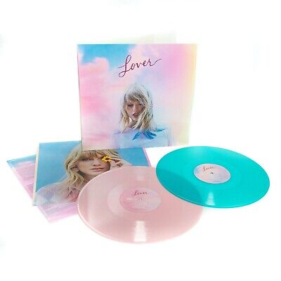 Taylor Swift - Lover 2 X LP LIMITED EDITION - PINK & BLUE VINYL - New & Sealed • 23$