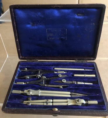 Juego de dibujante/ingeniero de dibujo técnico vintage J Halden & Co Foto 1 de 4