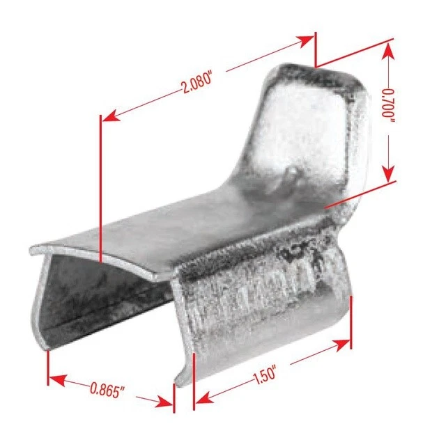 Paquete de 10 clips de guía de pista Sno Stuff #04-150-07-1 10/bolsa Ski-Doo Foto 1 de 1