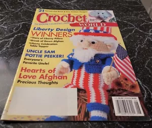 DT8 CROCHET WORLD MAGAZINE, AUGUST 2004 - Picture 1 of 5