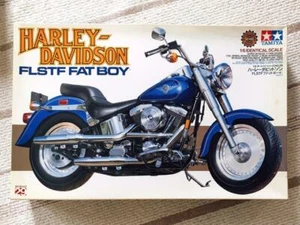 Tamiya 1/6 Harley-Davidson Fat Boy Rare Model 2013 Big Scale Series FLSTF - Picture 1 of 10