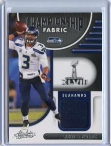 2022 Absolute Championship Fabric #6 Russell Wilson - Picture 1 of 1